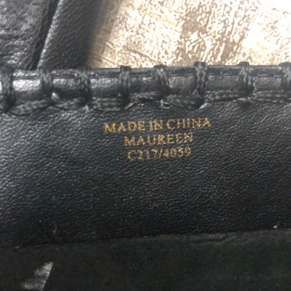 Max Studio Maureen Tall Black leather heeled boots - Picture 14 of 16
